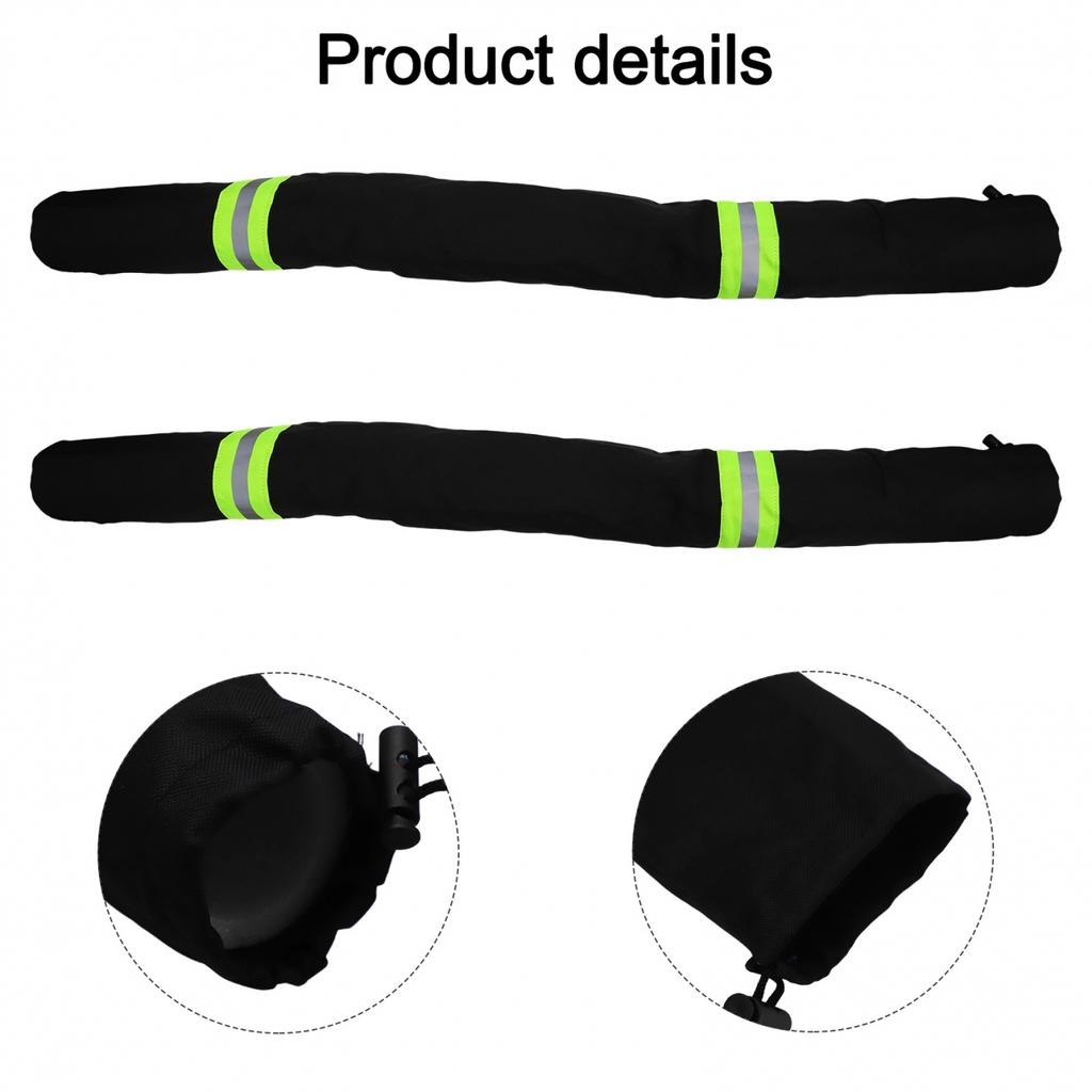 Oversized Safety Reflective Boat Trailer Guiding Poles Cover Set of Two