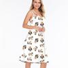 Elegant Women's Summer Sleeveless Floral Beach Dress Perfect For Holiday Occasions Size S-5xl