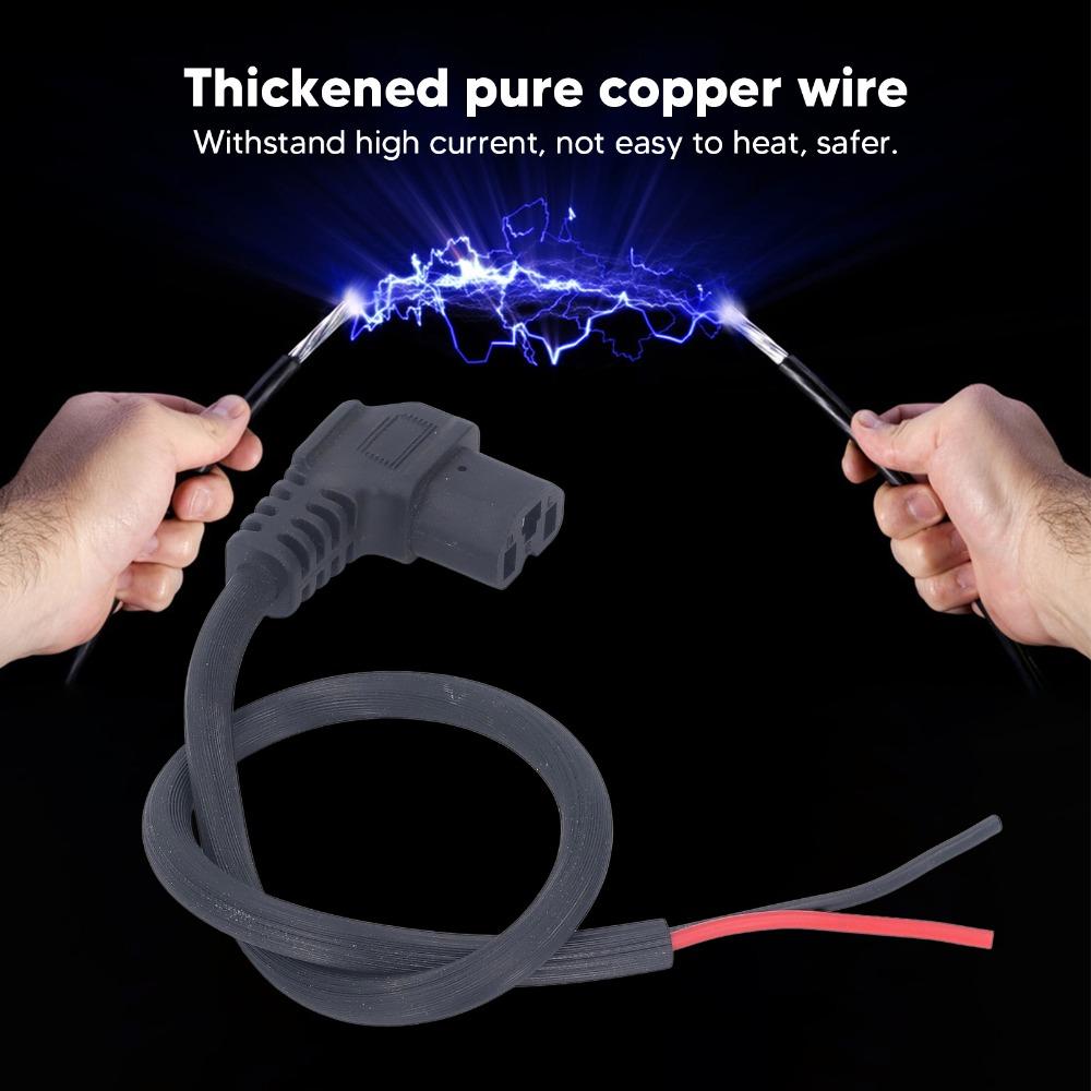 1PC 50cm Length Electric Scooter Power Cord T Type Electric Scooter Charging Line  Scooter Repair