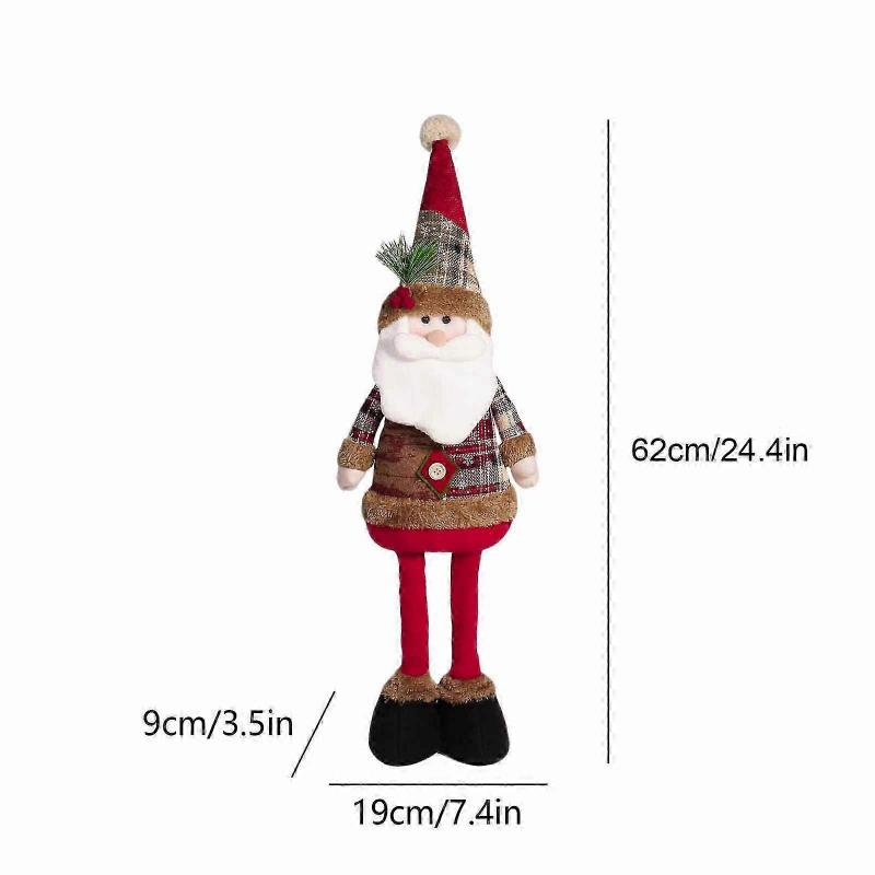 Christmas Dolls Expandable Santa Claus Dolls Christmas Snowman Dolls And Other Christmas Dolls Decorations Christmas Decoration Supplies