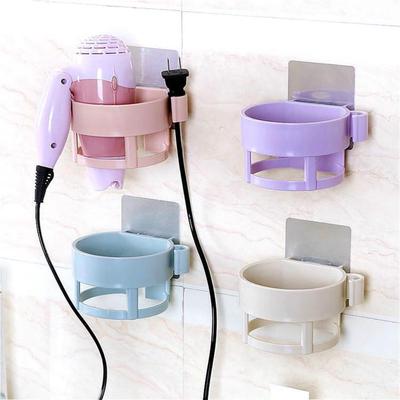 Aluminum Blow Hair Dryer Holder Wall Bathroom Stand Home AccessoriesC hf