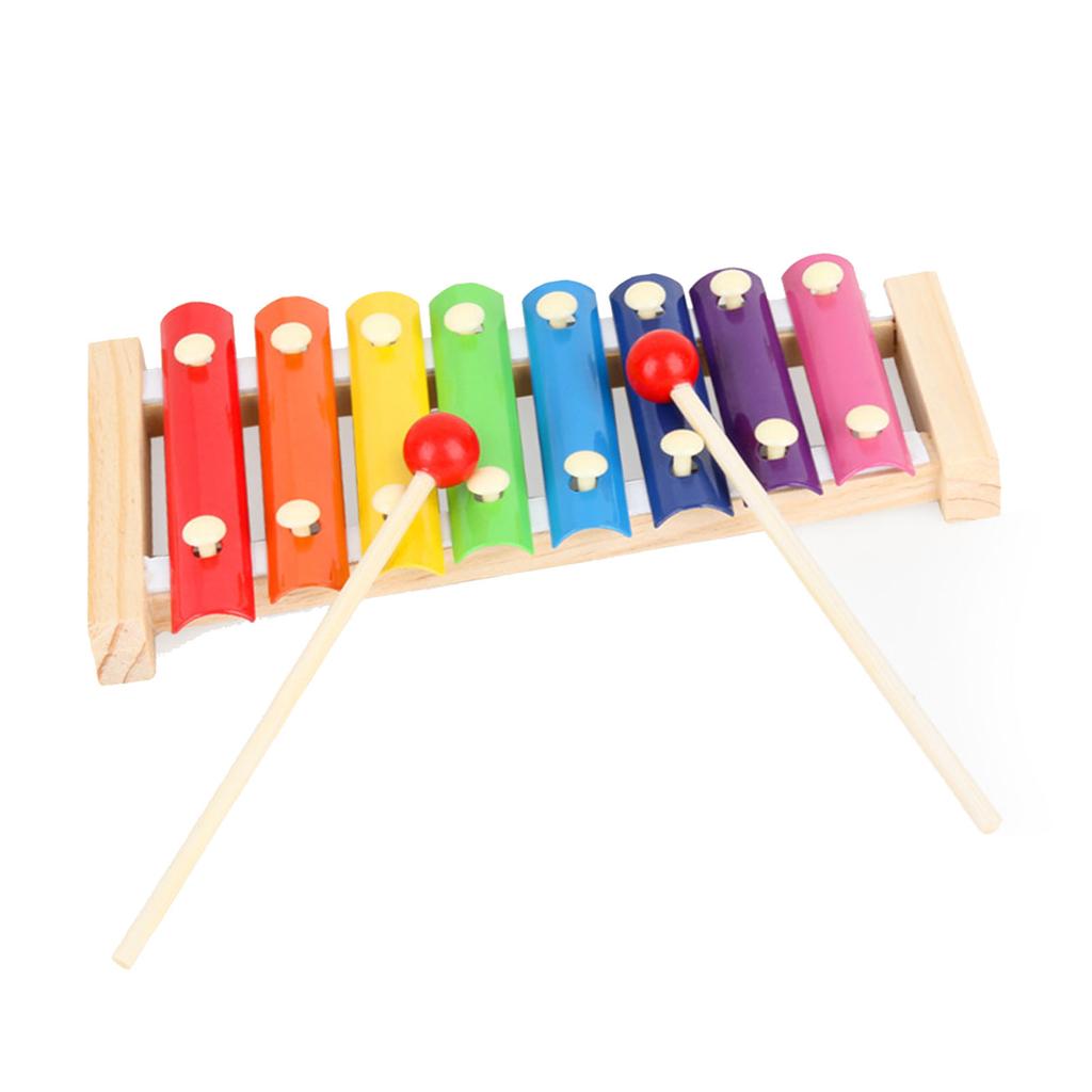 Toddler Musical Instrument Wooden Percussion Instrument Toy Preschool Educational Music Toy for Parent Children Interaction