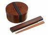 Kakusei Bento Magewappa Dishwasher and Microwave Includes Chopstick and Rubber Made In Japan TW-12 Box, Style, Round, 500ml, Safe, Chopsticks, Case,