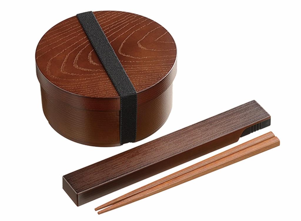 Kakusei Bento Magewappa Dishwasher and Microwave Includes Chopstick and Rubber Made In Japan TW-12 Box, Style, Round, 500ml, Safe, Chopsticks, Case,