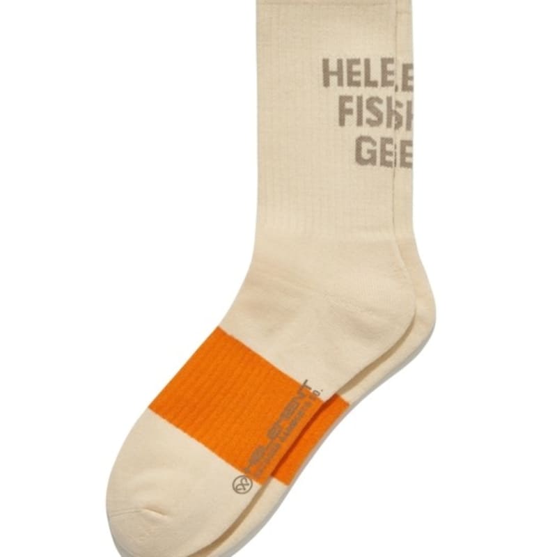 

HELEMENT Unisex Field Comfort Crew Socks (IVORY) L
