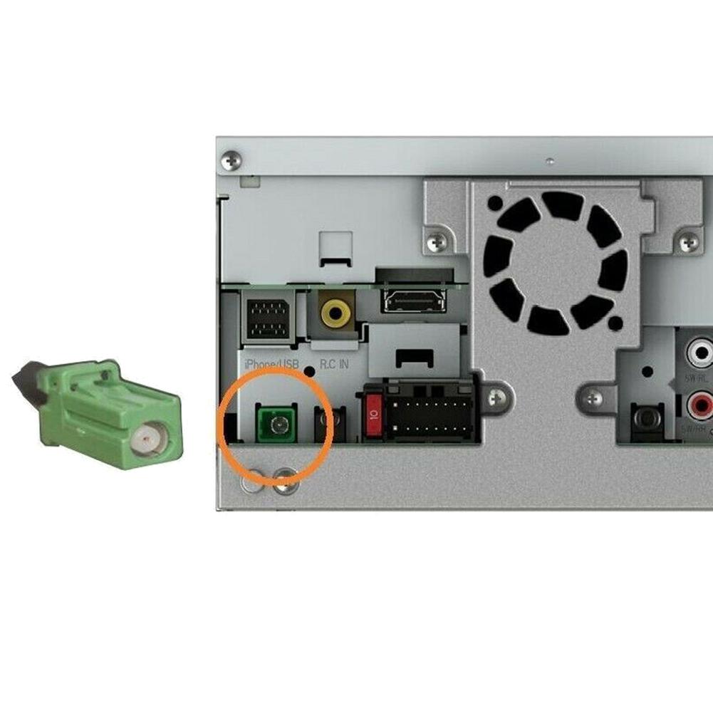 

M63K-Active GPS Navigation Antenna AVIC Connector For Pioneer AVIC 5100 5200 5201 7200 W4400 W4500 W6400 W8400 W8500 W8600NEX чорний