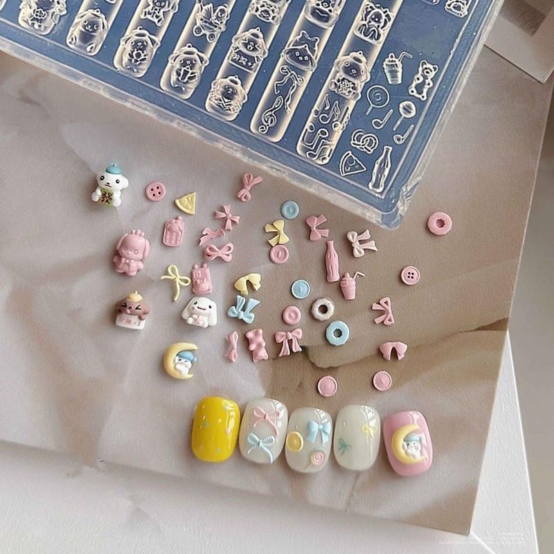 3D Form Silikon Nailart Dekorationen DIY Pochacco Design Vorlagen Form Für Nägel Schmuck Handwerk Transparent Nägel Form Werkzeug