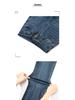 Women's Korean Style High Waist Light Wash Elastic Micro-Flare Jeans