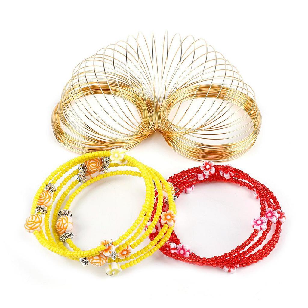 DIY Handmade Jewelry Accessories: Memory Steel Wire Bracelet, Ring, Necklace