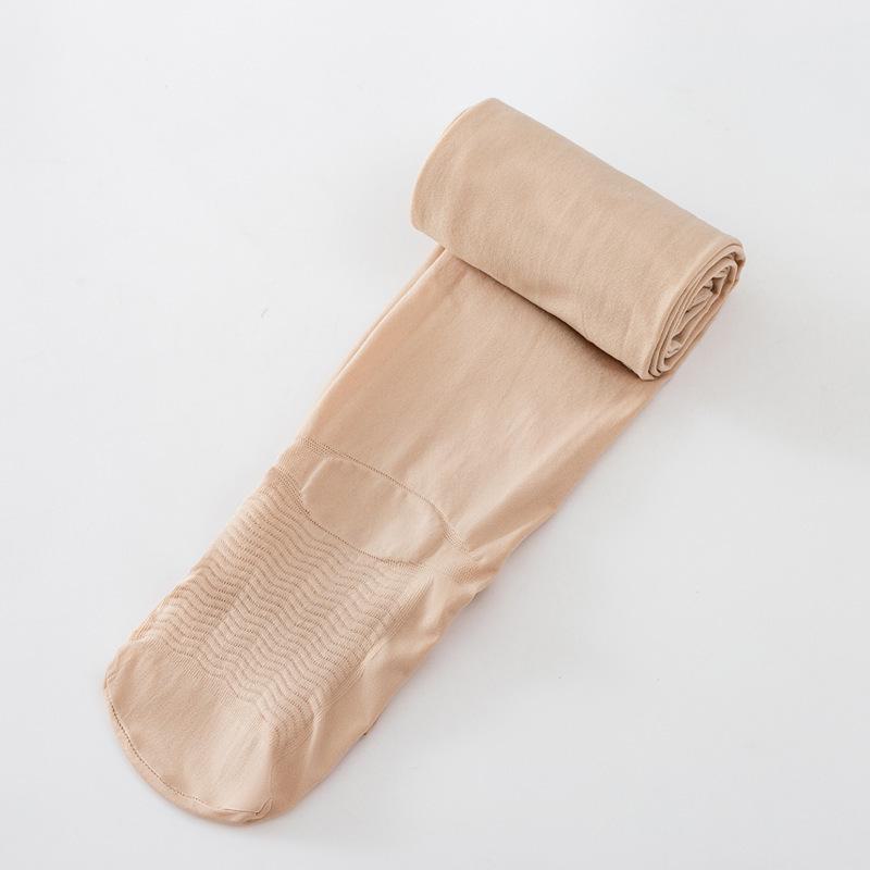 Colanți de dans albi pentru copii, 90D subțiri, anti-alunecare, anti-scămoșare