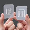 1-10Pairs Double-Sided Adhesive Wall Hooks Transparent Suction Cup Sucker Hooks Bedroom Kitchen Multi-Purpose Organizer Holders