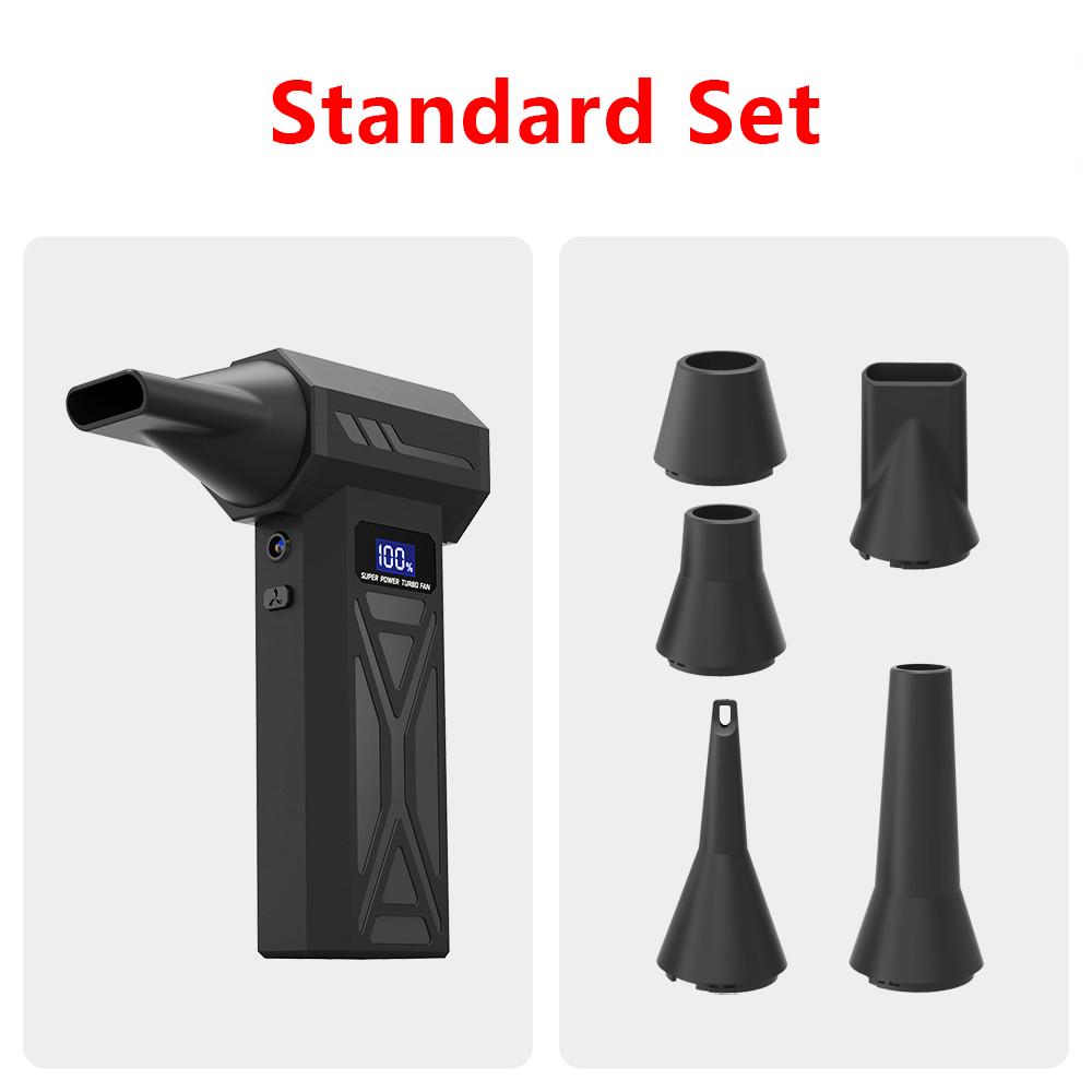 

New 2026 Air Blower 160000RPM 4-speed Turbo Fan Blower Jet with LED Light&Battery Display Cordless Compressed Air Duster 2-in-1