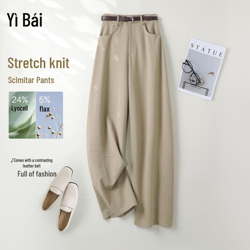 Yibai Women s Lyocell Blend High-Waist Casual Pants XL/29