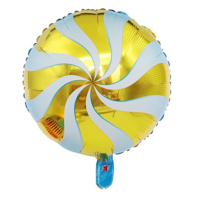 1pcs Set 18 Inch Yellow Aluminium Foil Balloons Mylar For Birthday Party Mylar Balloon Bright Balloons Foil Balloon