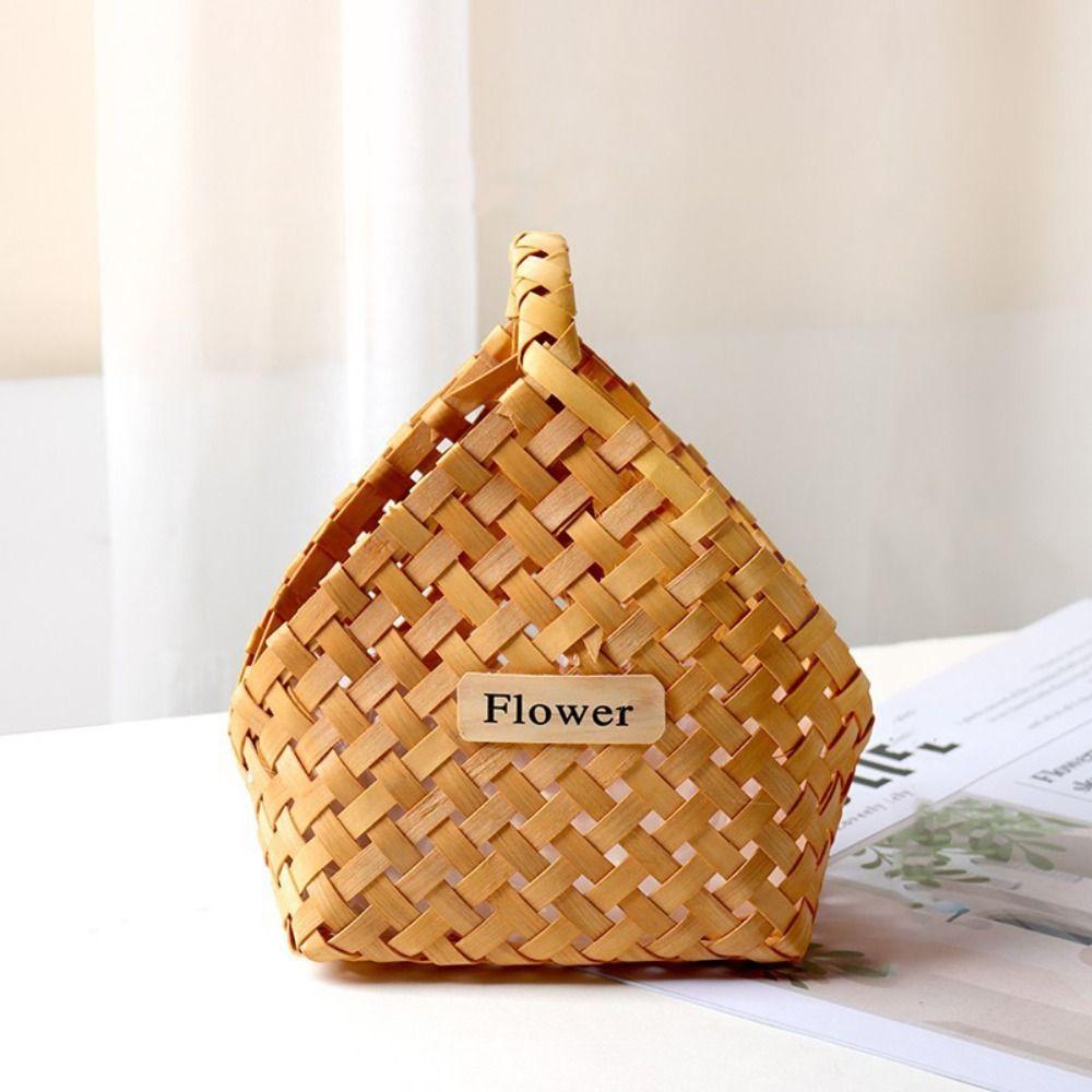 Handmade Storage Basket Wall Mounted Gift Packaging Box Multi-functional Flower Basket  Food