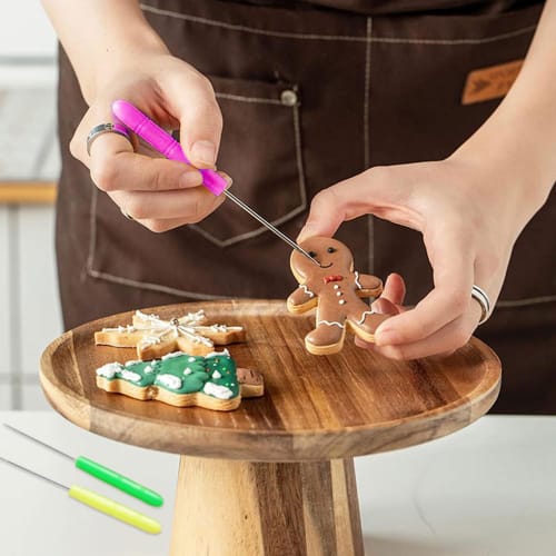 Kingsie 6-Piece Icing and Cookie Modeling Needle Set, Air Release, Marking, Scriber, Cake Decorating, Kitchen Baking, Confectionery Tools