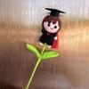 Graduation Season Doctor's Hat Cartoon Doll Creative Crocheted Photography Props Handmade DIY Gift