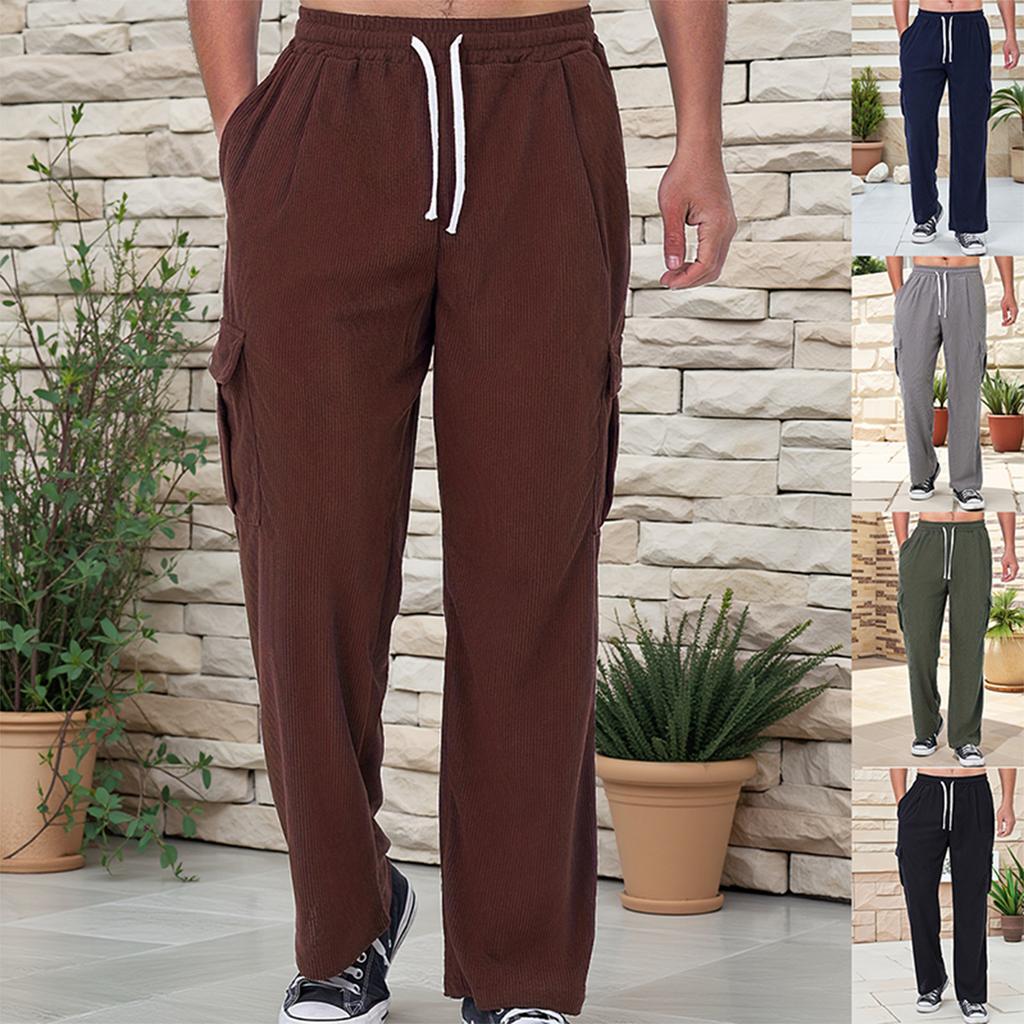 Men'S Pants Beach Pants Solid Color Comfortable Breathable Casual Daily Vacation Pants