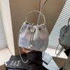 Nischen-Design tragbare kleine Tasche Damen Sommer neue Mode ausländischer Stil Ketten-Umhängetasche Pendler-Beuteltasche