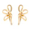 Vintage Steampunk Exaggerated Design Big Stud Earrings for Women High Quality Alloy Hollowed Flower Petal Personality Earring