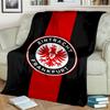 Eintracht Frankfurt Wappen Decke Geeignet für Sofas, Betten, Büros und Camping - Perfektes Geschenk für Halloween Weihnachten