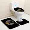 Bathroom Floor Mat Bathroom Mat Toilet Three-Piece Set
