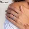 925 Sterling Silver Full Paved Simulated Diamond Stackable Rings, Women Gold Plated Engagement Eternity Bands Colored CZ