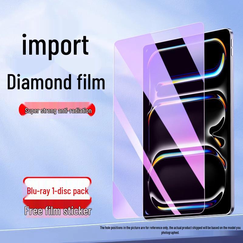 Anti-Blue Light Tempered Protective Film for Apple iPad 10.2/10.9, Air6, Mini7, 11/13-inch