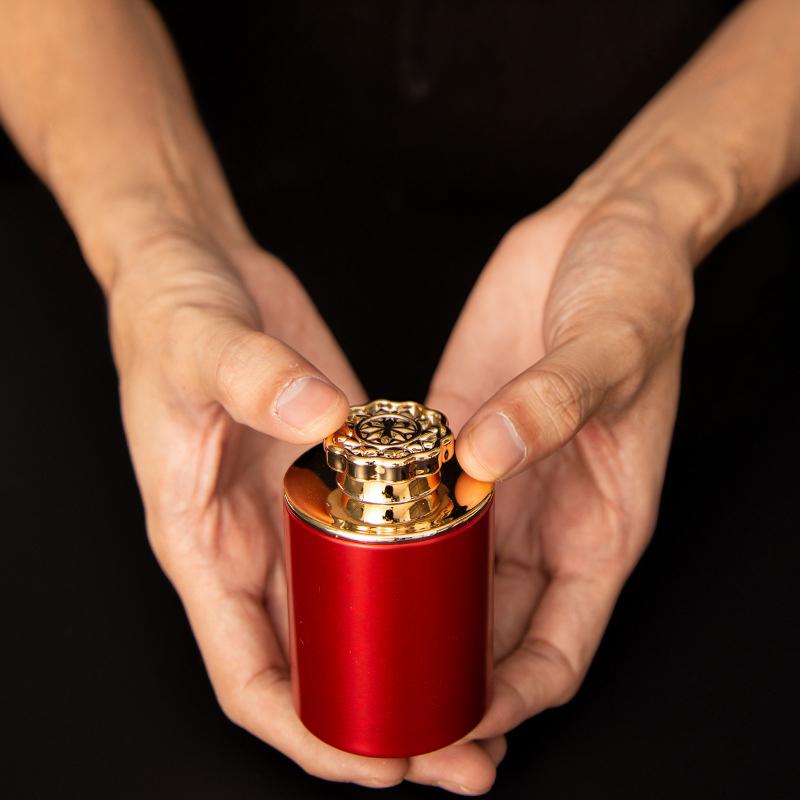 1Pc Creative Mini Empty Tea Tin Can Household Tea Sealed Jar Portable Travel Small Tea Box Metal Storage Can