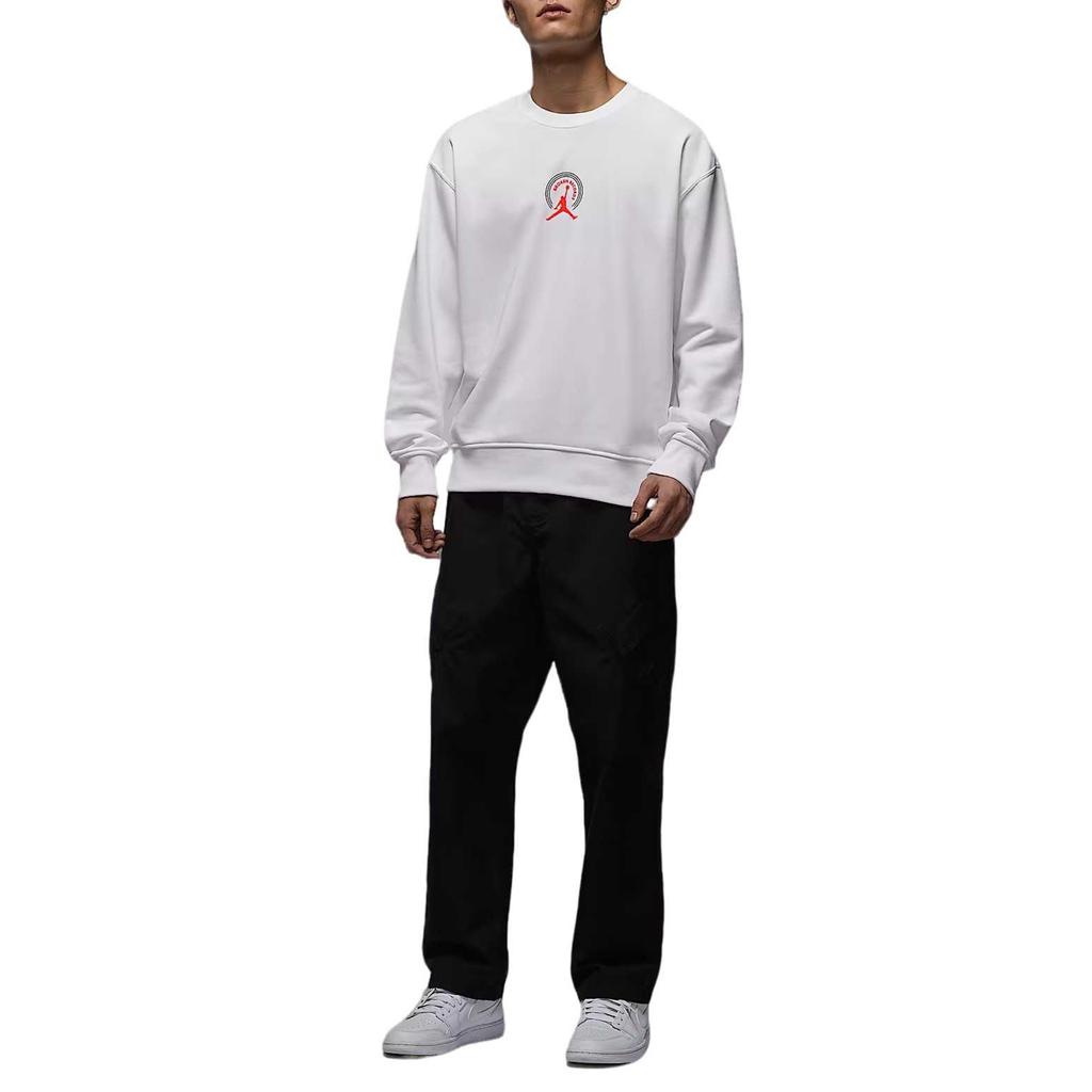 Jordan Brooklyn Fleece Crewneck Knit Long Sleeve Sweatshirt Men sweatshirt IQ2981-100