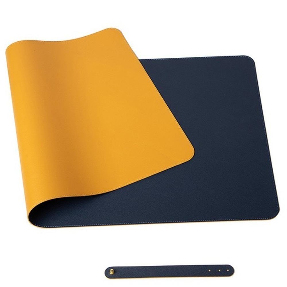 Waterproof Foldable Mouse Pad PU Leather Hand Rest Pad Dust-proof Keyboard Pad Nail Studio