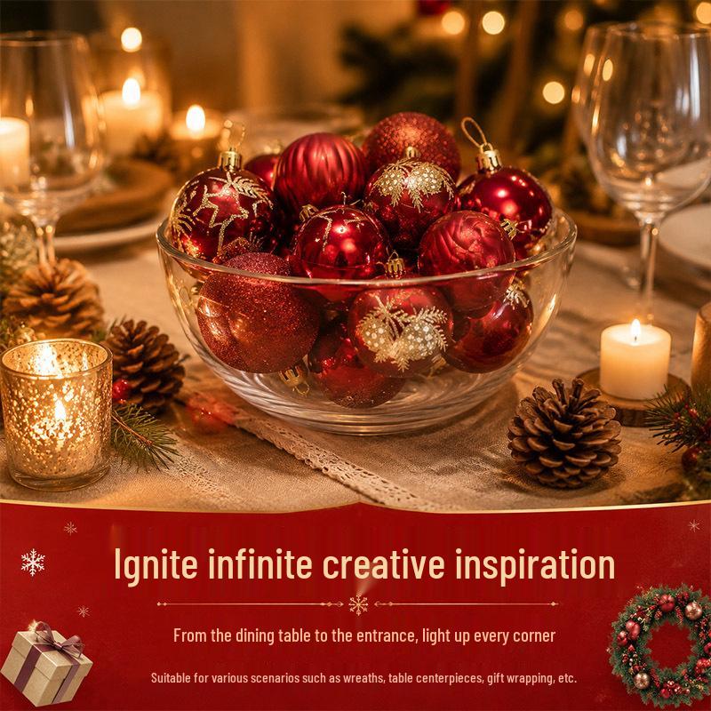 Xiyin Multicolor Christmas Tree & Window Hanging Ball Set