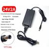 24V 3A Universal Power Adapter for Cash Register Thermal Printer with 3/4-Pin Round Port