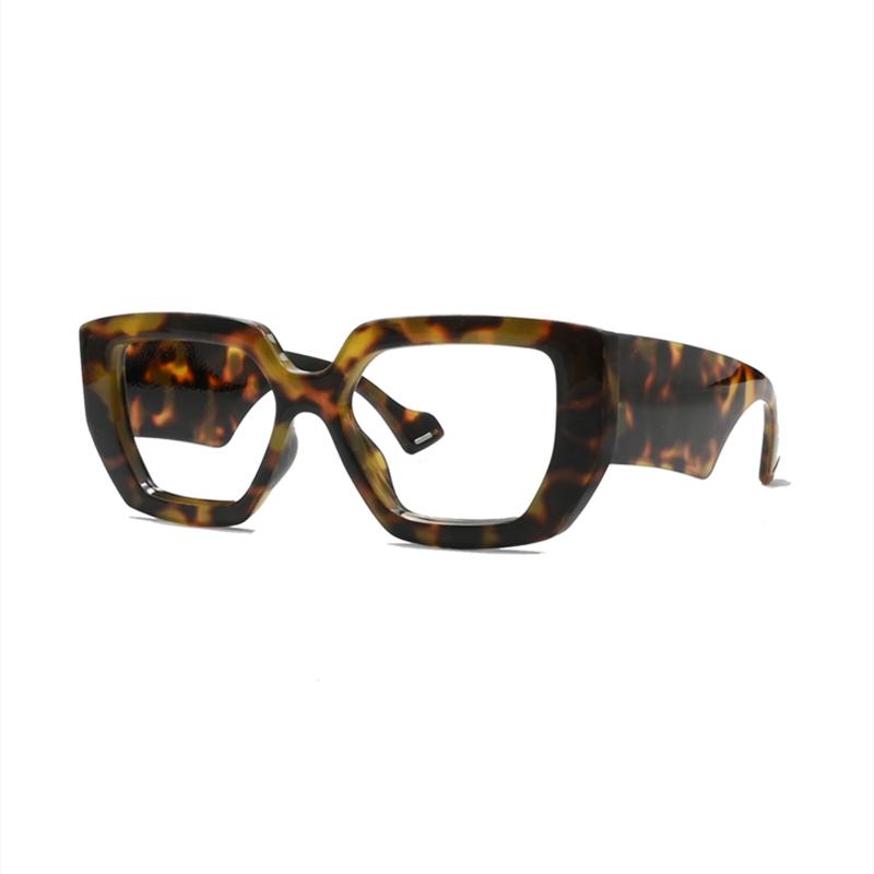 Brand Design Women Oversized Eyeglass Wide Edge Frame Anti Blue Light Short Sight Prescription Photochromic Myopia Man Glasses