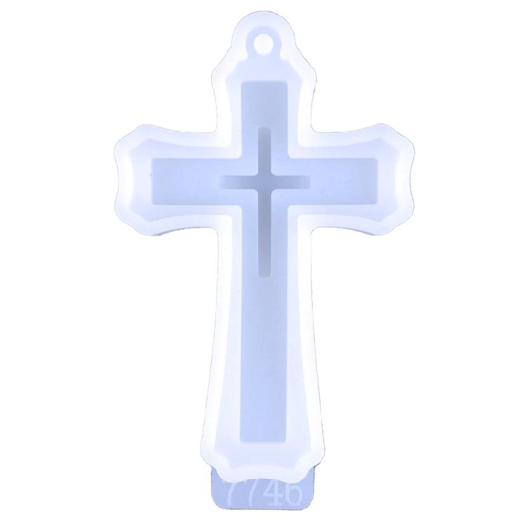 Cross Silicone Resin Mold Crucifix Epoxy Casting Resin Mold for Jewelry Making,Crafts DIY,Pendant,Kechain,Home Decor