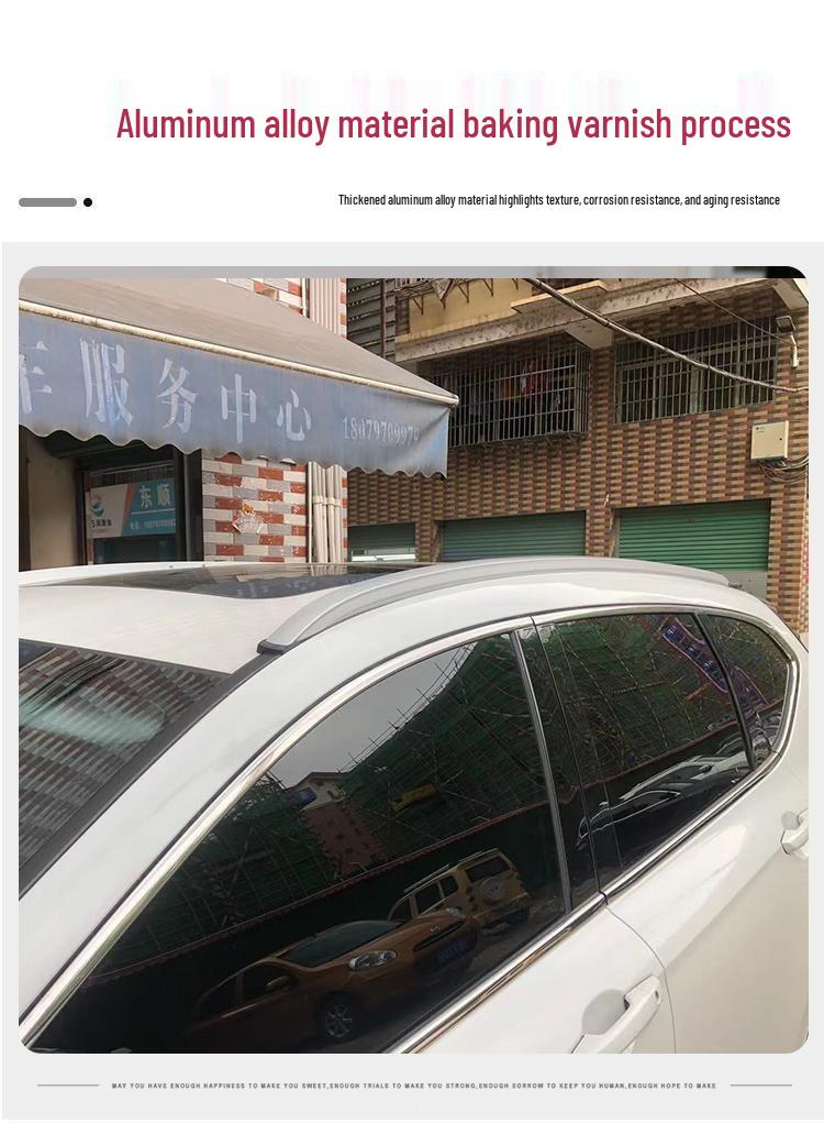 Kompatibler Dachgepäckträger für 2017-2025 Dongfeng Honda CR-V, Originale Aluminiumlegierung Modifikation und Dekoration