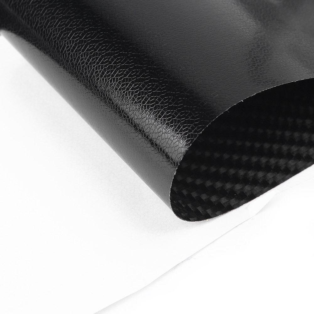 Durable Carbon Fiber Car Scuff Plate Door Sill 4d Sticker Panel Protector Set Of 4