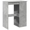Vidaxl Stolik Barowy Z Przegródkami, Szarość Betonu, 90X47,5X103,5 Cm