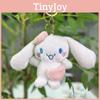 Plush Pink Adorable Bunny Keychain 10cm Soft Cute Stuffed Animal Gift With Colorful Chains