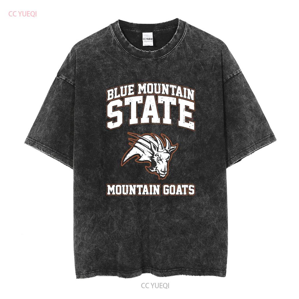 Blue Mountain State Goats Essential T Shirt long or short sleeves vintage Washed Soft Comfortable Top For Everyday Wear
