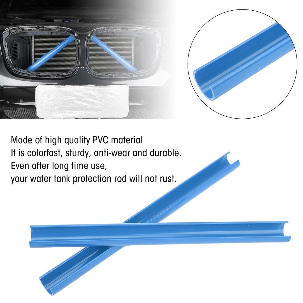 2 szt. Pasek Dekoracyjny Grillu Samochodowego PVC Odporny na Rdzę Zamiennik Dekoracyjny dla Serii X3 2011-2018
