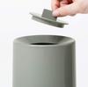 Ideaco Trash Can Round Diameter X Height Mini TUBELOR with Lid White (ideaco) 1.2L 12.5 19.2cm