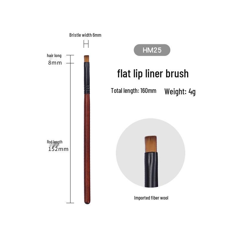 26-teiliges professionelles Make-up-Pinselset - Tierhaarpinsel für Lidschatten, Highlighter, Foundation und Rouge