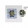 Simon 10 Single Socket With Grounding Pin 16A 250V White Cgz 1 Pc