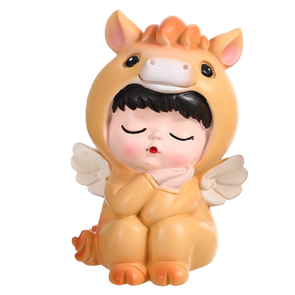 Creative Style Horse Baby Figurine Traditional Mini Snake Ornament  Spring Festival