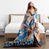 Tralalero Tralala Italian Brainrot Meme Viral Gen Z Humor Wool Blankets Italian Brainrot Throw Blanket for Home Rug Piece