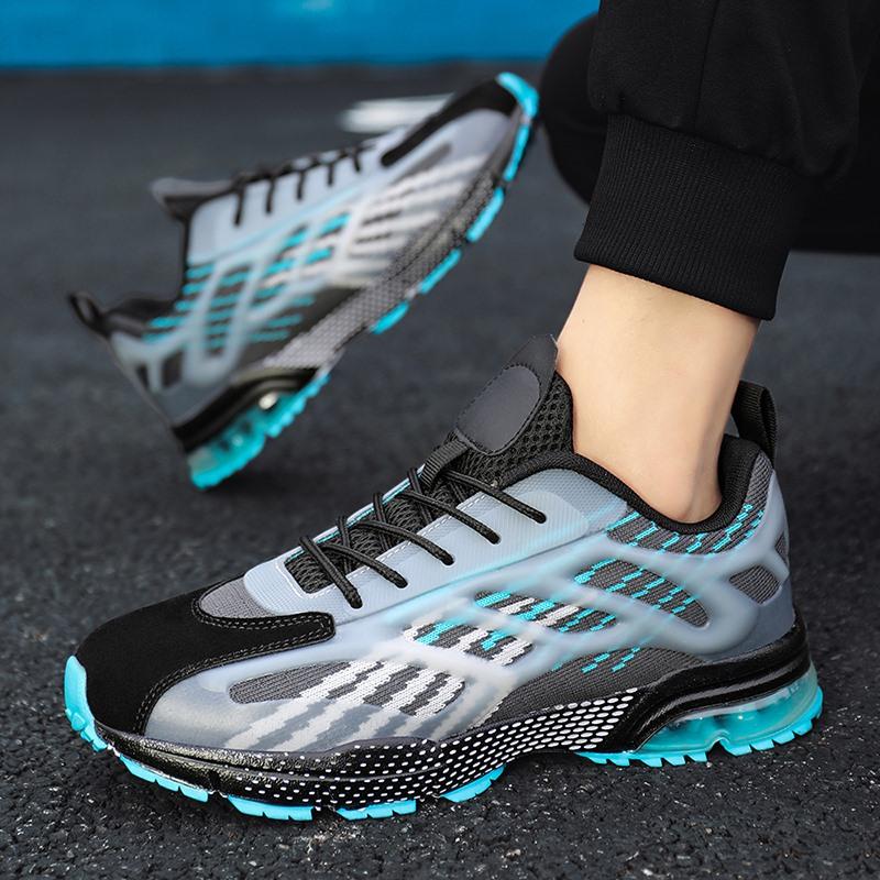 New Youth Running Shoes Air Cushion Cushioned Anti-slip Tidal Shoes Ultra-light Students Net Surface Breathable Sports Shoes