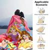 1pc Disney Princesses Throw Blanket, Soft & Cozy for Friends, Perfect Gift for Friends, Ideal for Bed, Couch, Car, Travel, Camping, Beach, Office Nap,