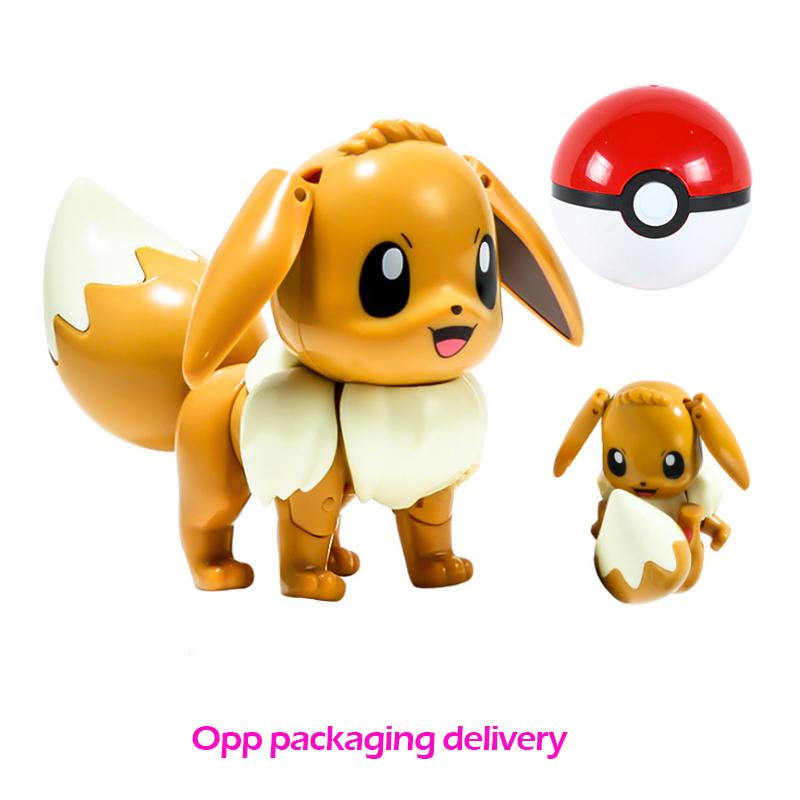 18 Style Pokemon Figures Playthings Elf Monsters Ball Figure Pikachu Gengar Pokeball Dragonite Snorlax Pokeball Action Figures Gift