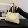 Elegant Reusable Tote Bag Large Capacity  Purse Retro Casual Bags Fashion Shoulder Bags Corduroy Women Handbags